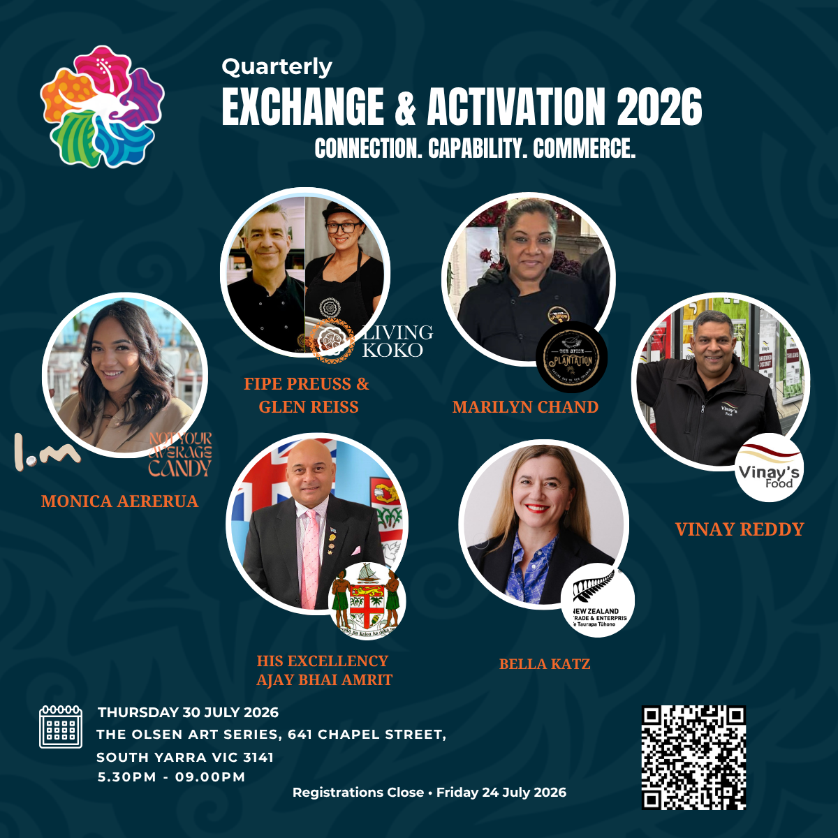 Quarterly Exchange + Activation 2026 event artwork