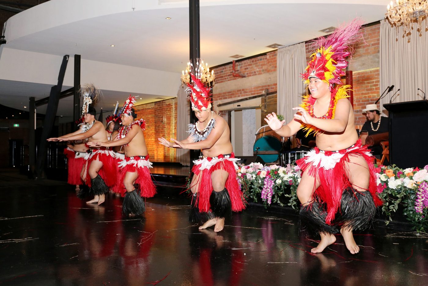 Pacific dancers performing at the Pacific Business Network launch, Melbourne, 2019
